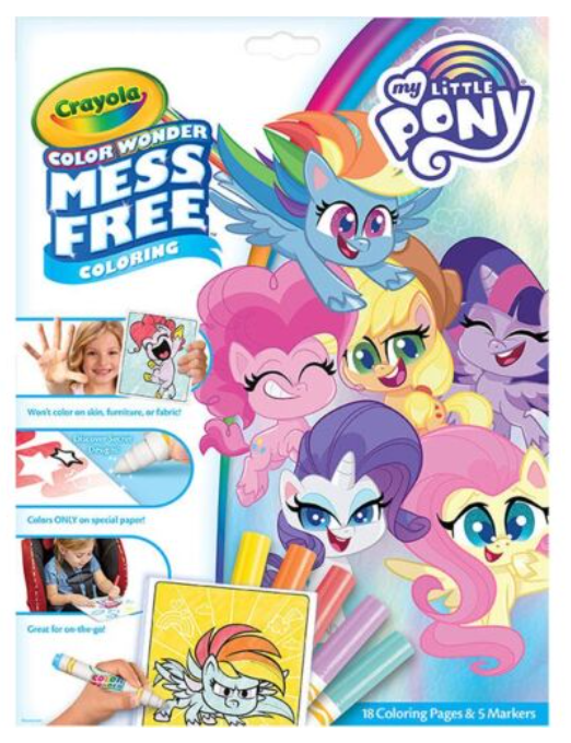 Crayola Color Wonder Mess Free My Little Pony Foldalope | My Toy Shop